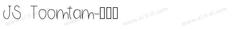 JS Toomtam字体转换